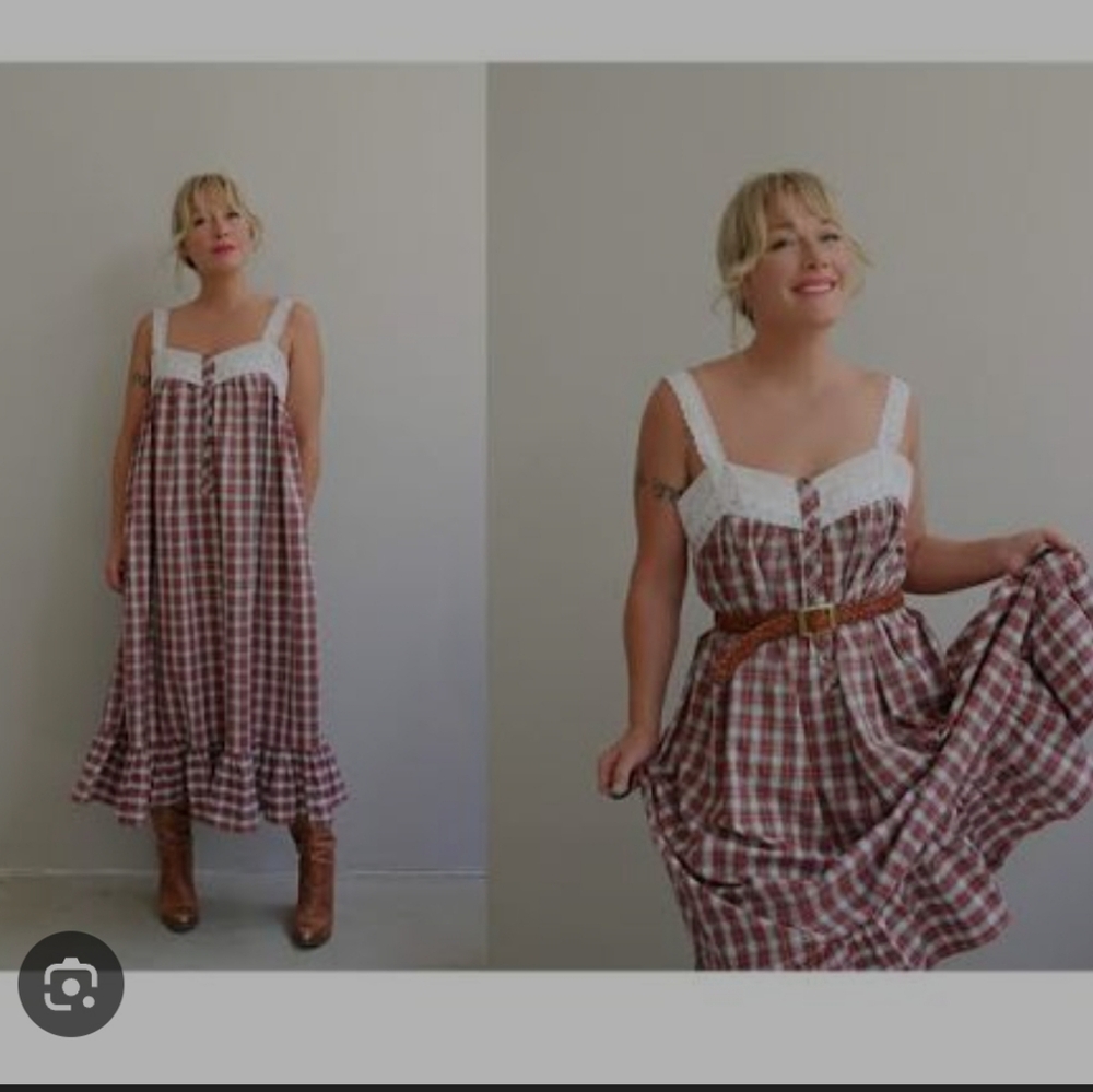 Victoria's Secret Country Cotton Prairie Dress (Flaw) Easy Fix - Picture 7 of 7